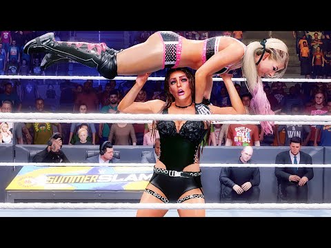 WWE 2K22: Mandy Rose (updated NXT) vs Alexa Bliss 2020, Women's Wrestling