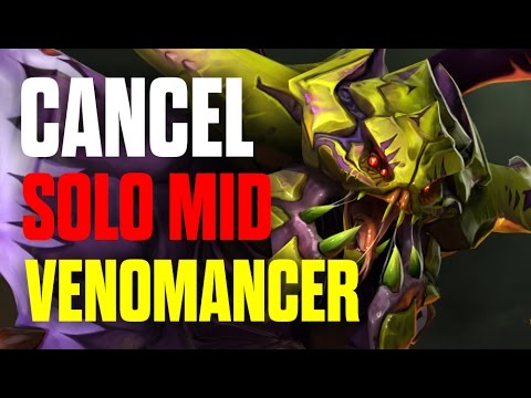 Slowly Dead Venomancer Solo MId Meta 7.04 by Cancel - Top MMR Pro Player | Dota 2