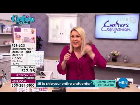 HSN | Crafting with Adam & Crafter's Companion 04.11.2022 - 11 PM