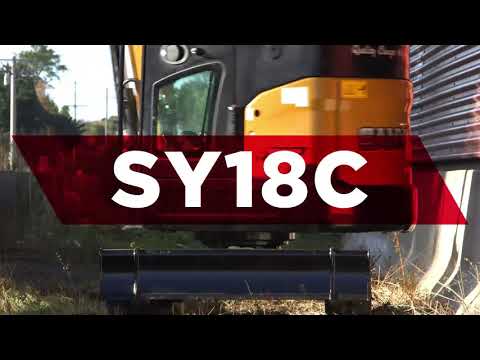 SANY SY18C, mini excavator