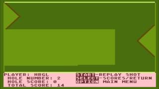 Minigolf Plus for the Atari 8-bit family