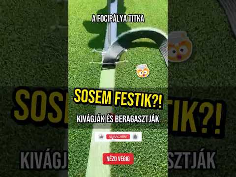 Így készülnek VALÓJÁBAN a focipálya vonalai ⚽ #shorts #football #magyar