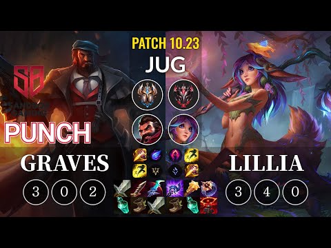 SB Punch Graves vs Lillia Jungle - KR Patch 10.23