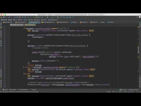 8- Android Kotlin Twitter App:    Show loading now
