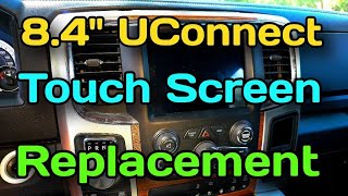 DIY How to Replace Delaminated 8.4" UConnect Touch Screen in 2018+ RAM Trucks - End Ghost Touches