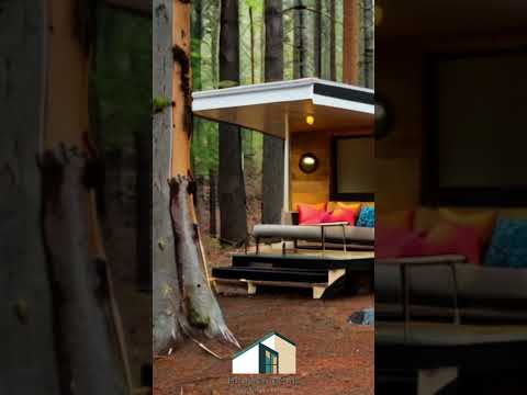 12 beautiful trailer homes in the woods with grills