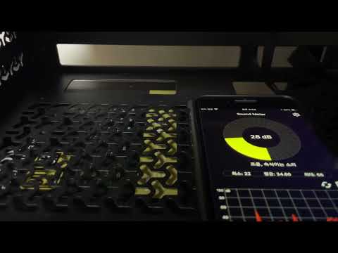 엔티스 EG 750W 80PLUS골드 풀모듈러 ATX3.1 파워 소음 테스트