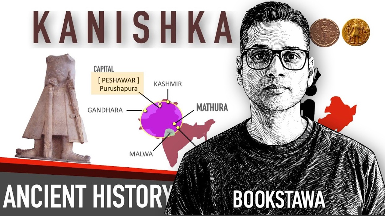 Educational overview video detailing the rise and historical impact of the Kushana Empire