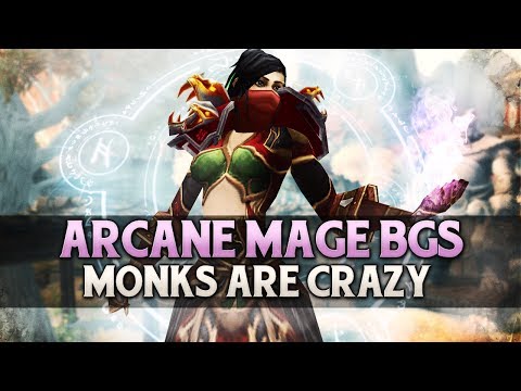 MONKS ARE CRAZY | Arcane Mage BG's with Kryoz (5.4 PVP)