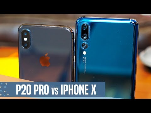 Huawei P20 Pro vs iPhone X