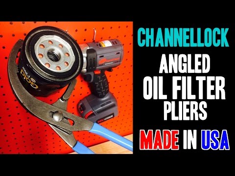 Channellock 2012 Angled Oil Filter Pliers - MADE IN USA