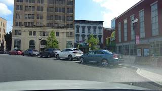Driving Through Downtown Easton, Pennsylvania - [4K Tour]