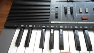 Video thumbnail for VINTAGE RETRO CASIO CASIOTONE MT-210 ELECTRONIC MUSICAL KEYBOARD ORGAN AND BAG by Bythesein_Wales