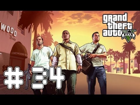 Grand Theft Auto 5 - Game Walkthrough Part 34 - Officer De Santa - (Xbox360/PS3) [HD]