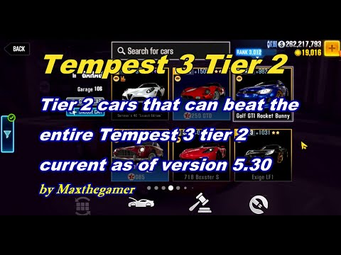 CSR 2 | CSR Racing 2, Tempest 3 tier 2 Cars, All Cars Review