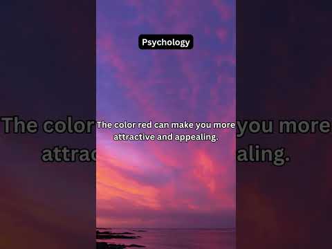 The color red can make you more attractive and appealing...