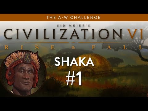 Let's Play Civilization 6: Rise and Fall - Deity - Shaka part 1
