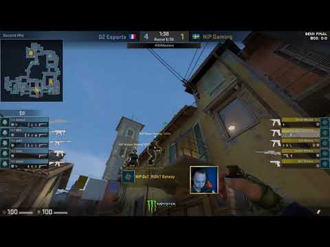 KennyS Insane Reaction (G2 vs NIP DreamHack 2017 Inferno)