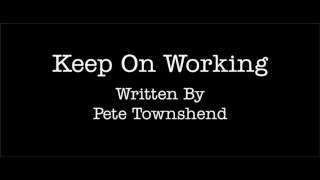 Keep On Working - Pete Townshend acoustic cover