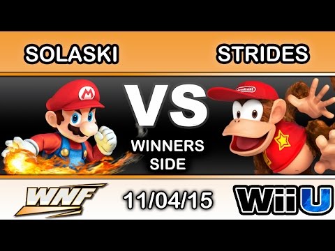 WNF S4E3 – Mr. Solaski (Mario) Vs. Strides (Diddy Kong) Winners Side - Smash Wii U