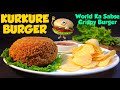 KFC Kurkure Burger|Fried Burger|New Innovation/Street Food|Easy Snack Recipes|Veg Snack Burger||CSB|