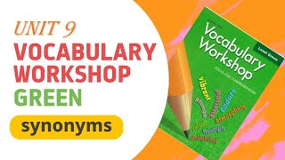 대치동 빅3 영어학원 초등 1,2학년 레벨테스트 필수 암기 단어 l Synonyms l Unit9 l Vocabulary Workshop Green l Grade3,4