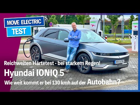 Hyundai IONIQ 5 - Elektroauto Reichweiten-Härtetest bei 130 kmh - inkl. einer Hammer Ladekurve