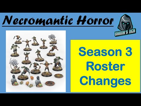 Blood Bowl Season 3 Necromantic Horror Roster Changes Up and Downs