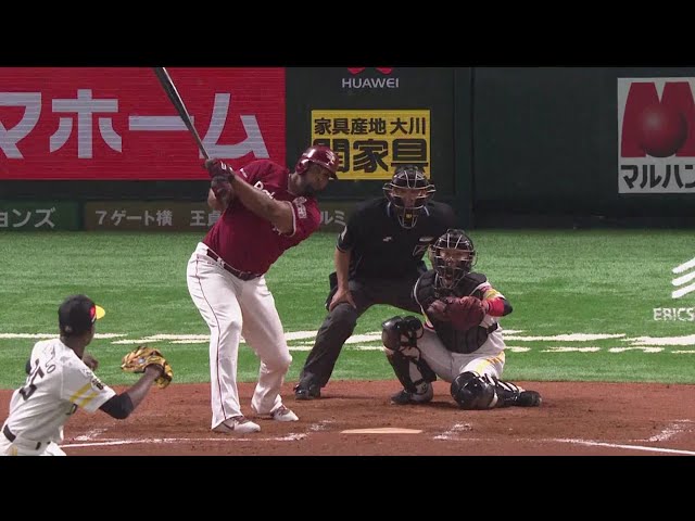 【8回表】怪力魅せる!! イーグルス・ペゲーロの12号同点ホームラン!! 2018/5/26 H-E