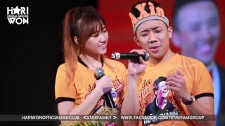 Hari Won, Trấn Thành song ca ngọt ngào và hát live Yêu Không Hối Hận | Offline Trấn Thành | SFCAM