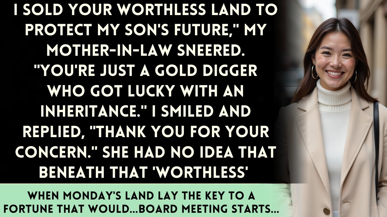 "My mother-in-law sold my inheritance—she had no idea I was already a billionaire."