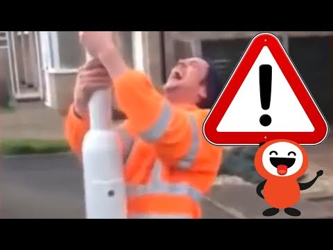 Mann an laterne gefangen 😂🤣 -  lustiges Video für Whattsapp von Jokenergy