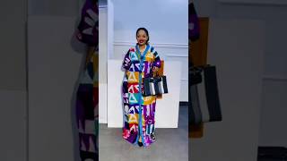 Stunning batiki viscose dress style #zamakalefashion #fashion #latestafricaprint
