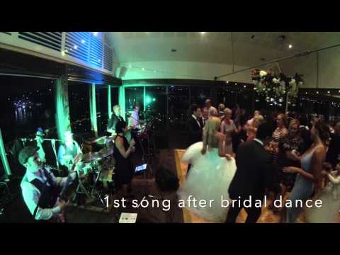 Sydney Funk Collective wedding band at the Deckhouse Sydney 2014 mix of old and new