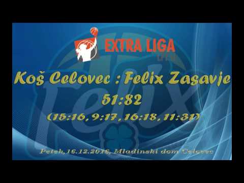 EXTRA LIGA LPI.si, Koš Celovec : Felix Zasavje