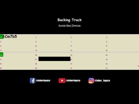 Cm7b5 (Smooth Jazz) Backing Track