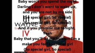 Lil&#39; Wayne ft John Legend - So Special Lyrics