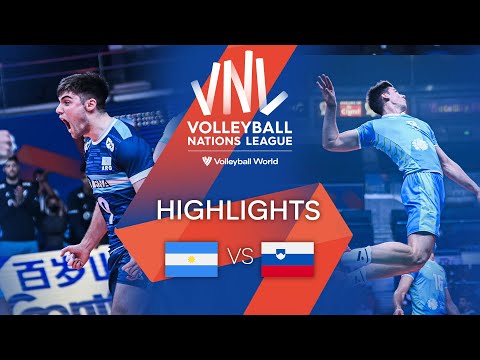 Волейбол ARG vs. SLO — Highlights Week 2 | Men's VNL 2022