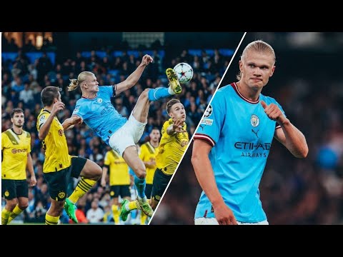 Haaland scored against Dortmund and was the hero of the Manchester City's 2-1 victory