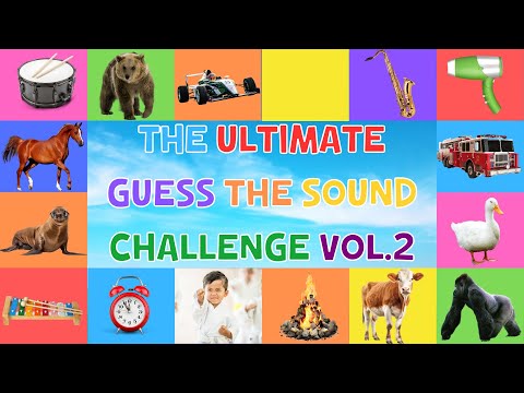 The Ultimate Guess The Sound Challenge For Kids - Volume 2 | 4K