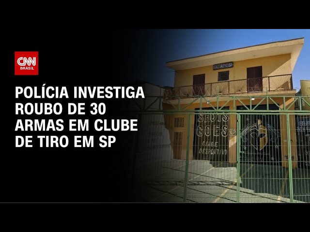 Ladrões invadem clube de tiros e roubam armas em SP | CNN NOVO DIA