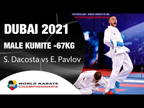 GOLD MEDAL. S. Dacosta - E. Pavlov - 2021 World Championships | WORLD KARATE FEDERATION