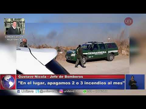 Incendio en la cava de Bº Botta