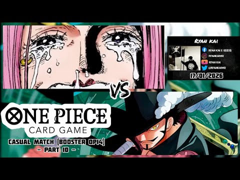 One Piece Card Game Casual Match Booster OP14 (Part 10) - Jewelry Bonney vs Mihawk