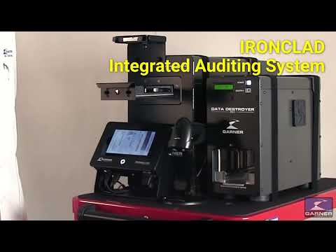 Video of the Garner TS-1XTE Continuous Duty Degausser Shredder