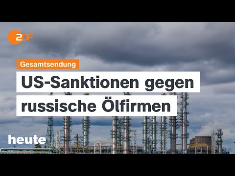 heute 19:00 Uhr vom 23.10.25 US-Sanktionen gegen Russland, höhere Steuereinnahmen, Vogelgrippe