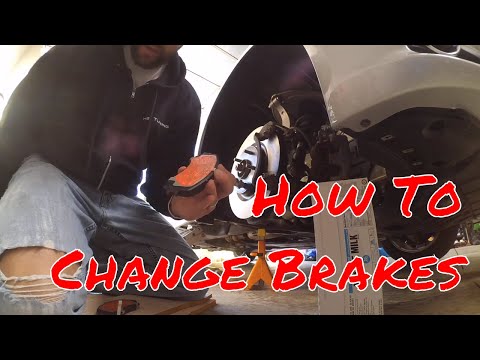How To Infiniti Q50 Brake Change Front and Rear