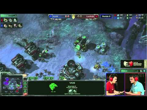 LucifroN vs VortiX (Mapa 3) - Final Cruce Ganadores Starcraft II - LVP Final Cup