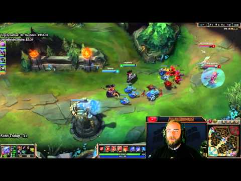 BajheeraLoL - The Legend of KNIFE CAT :D - League of Legends Gameplay