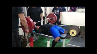ベンチプレス177kg6rep/パワーリフティング/ハリー@93kg